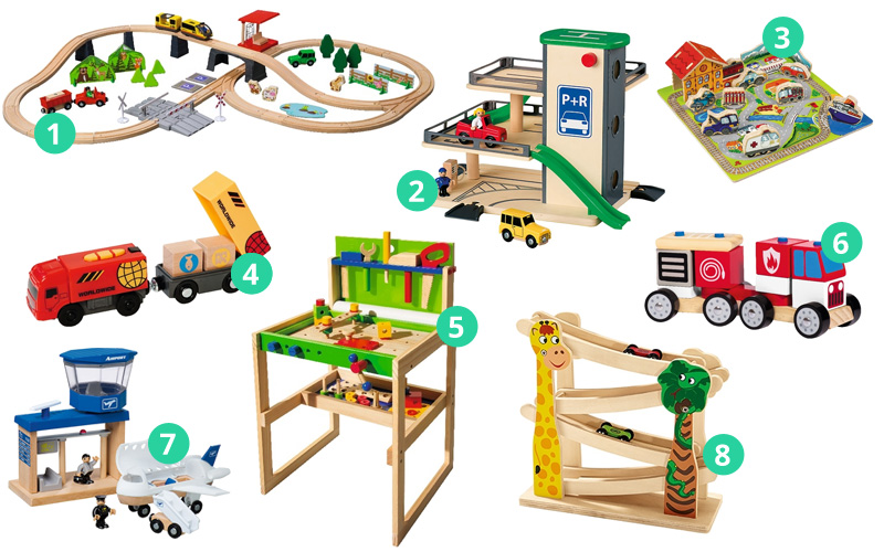Pomysły na prezenty - drewniane zabawki dla chłopaka
