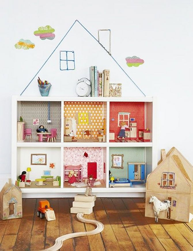 Domek dla lalek z Ikea Kallax