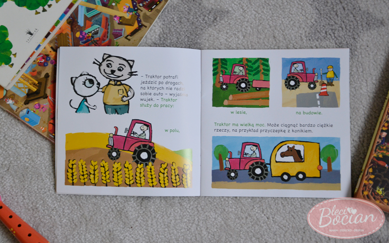 Książki dla dwulatka - Kicia Kocia na traktorze