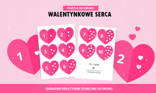 Walentynkowe Zabawy Dla Dzieci Walentynkowe Puzzle Do Druku