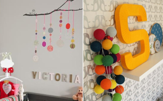 Cotton light balls w dziecięcych pokojach