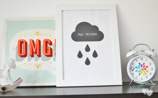 Plakat z chmurką – do druku