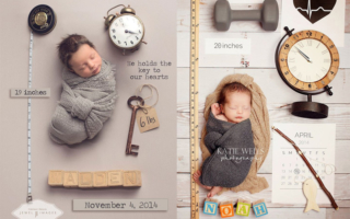 Powiadomienie o narodzinach dziecka w formie zdjęcia