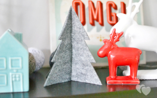 DIY: Najprostsza choinka z filcu