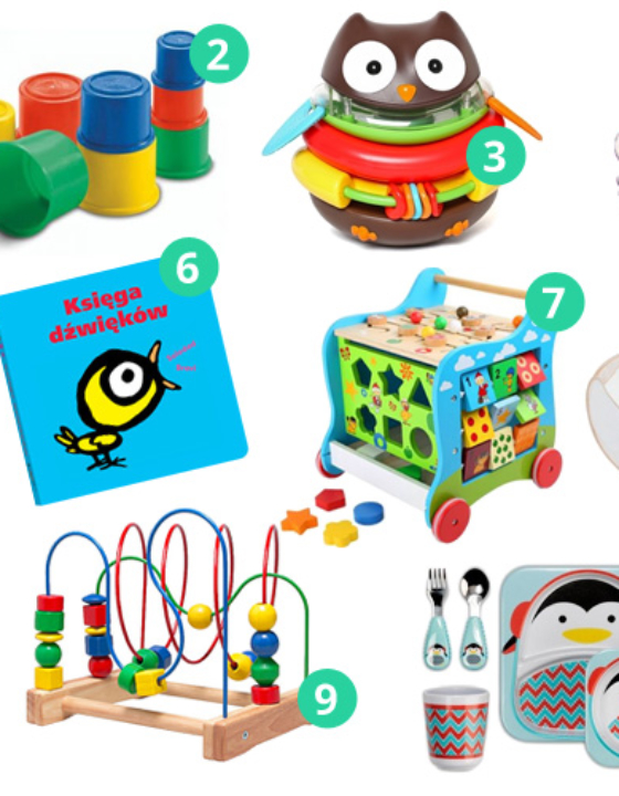 Prezenty dla niemowlaka 6-12 miesięcy