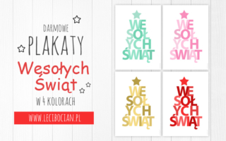 Świąteczny plakat do wydruku