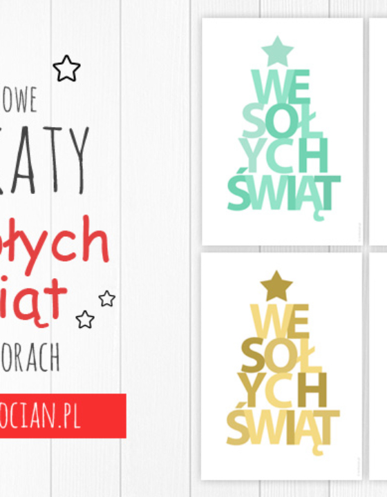 Świąteczny plakat do wydruku