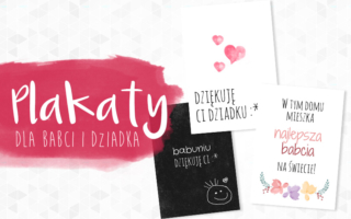 Plakaty dla babci i dziadka do wydrukowania