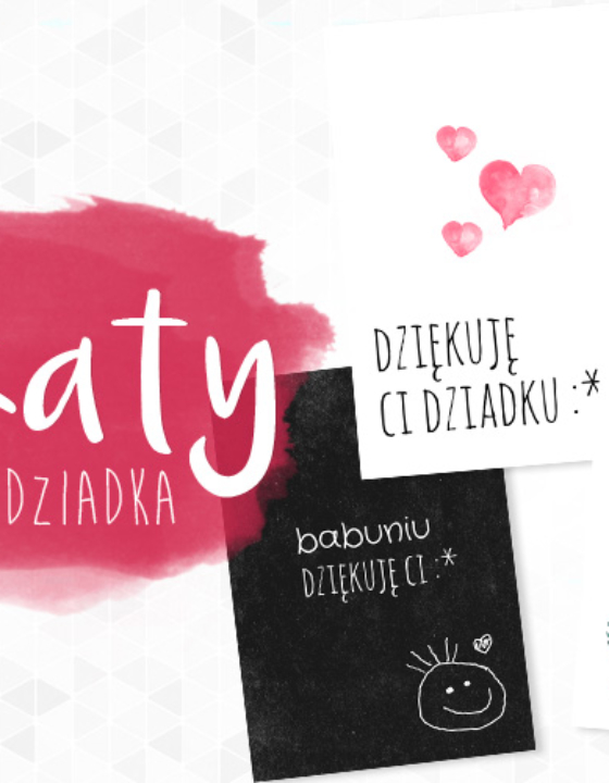 Plakaty dla babci i dziadka do wydrukowania