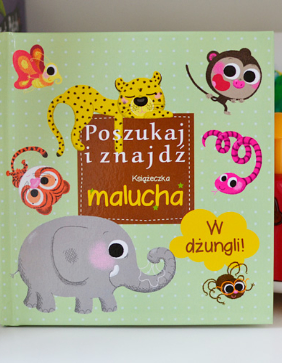 Poszukaj i znajdź: W dżungli – Książeczka malucha