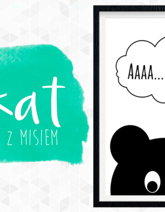 Plakat z misiem akuku – do druku