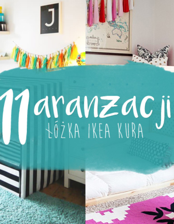 11 pomysłów na aranżacje łóżka Ikea Kura