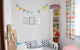 Pokój dwulatka – chmurki, gwiazdki i kolory