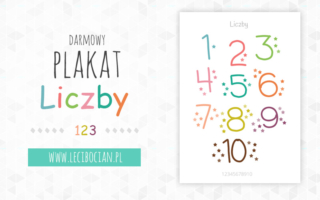 Darmowy plakat z liczbami