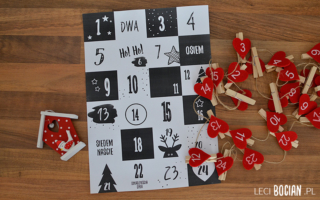 Kalendarz adwentowy dla dzieci – do druku