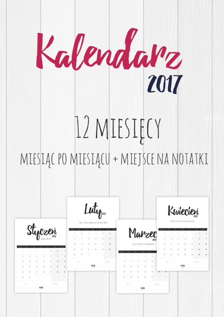 Kalendarz do druku 2017