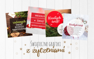 Świąteczne grafiki z życzeniami
