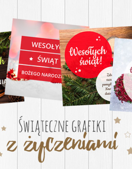 Świąteczne grafiki z życzeniami