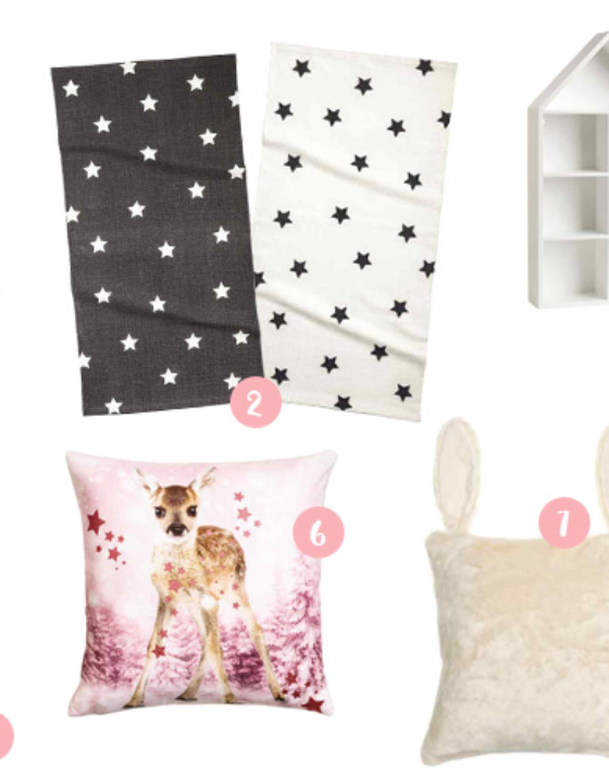 Dodatki do pokoi dziecięcych z wyprzedaży H&M