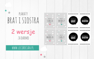 Plakaty brat i siostra – do druku