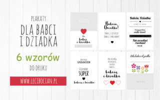 Plakaty dla dziadków – pobierz i wydrukuj