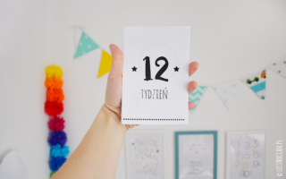 Karty do zdjęć Ciąża – do druku