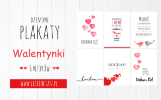 Plakaty na walentynki – do druku