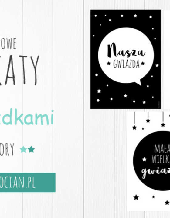 Plakaty z gwiazdkami do druku