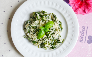 Risotto ze szpinakiem, czyli jak pokochać szpinak