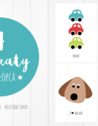 Plakaty z sowami – 4 kolory do druku