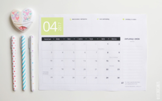 Planer do druku – kwiecień 2017