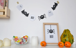 Dekoracje na Halloween do druku
