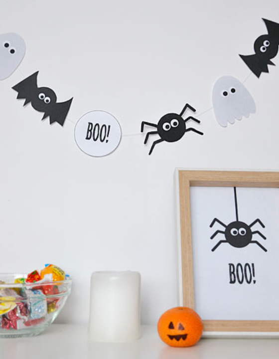 Dekoracje na Halloween do druku