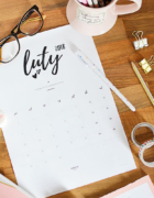 Plakat z reniferem Rudolfem do druku