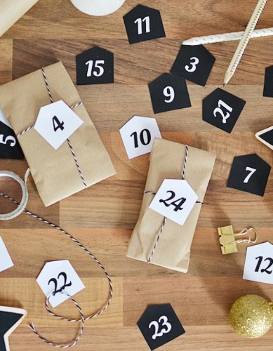 Numerki do kalendarza adwentowego