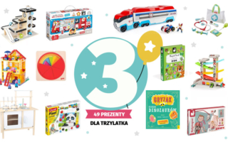 Prezent dla trzylatka – 49 pomysły na prezenty