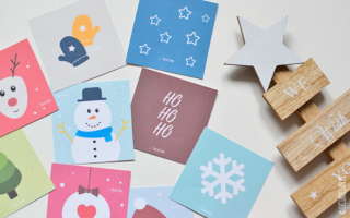 Świąteczno-zimowe memory do druku
