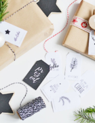 Świąteczne karty do zdjęć – 12 kart do druku