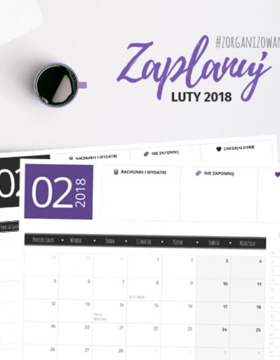 Planer do druku – luty 2018