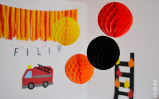 Strażackie urodziny, czyli urodziny z motywem straży pożarnej