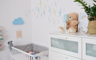 Kącik niemowlaka w naszej sypialni