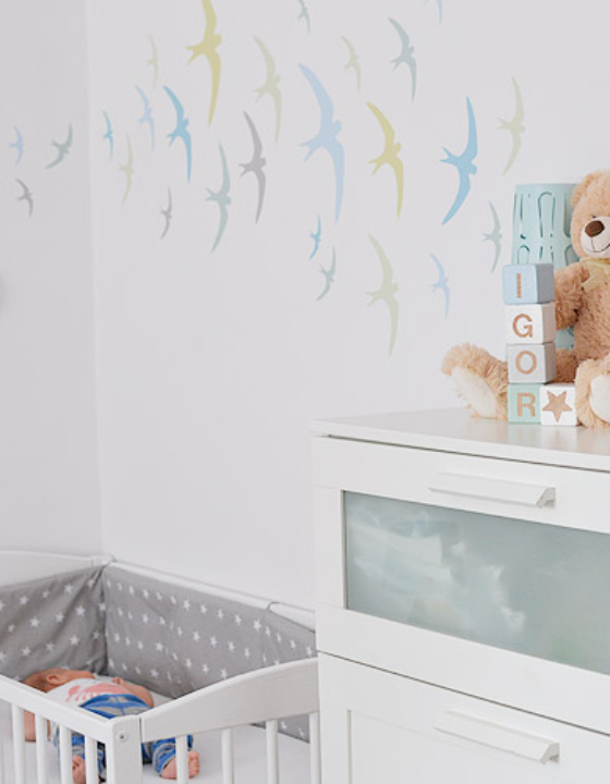 Kącik niemowlaka w naszej sypialni