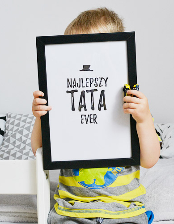 Plakaty dla taty z okazji dnia ojca do druku