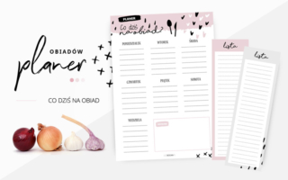Planer posiłków do druku + lista zakupów