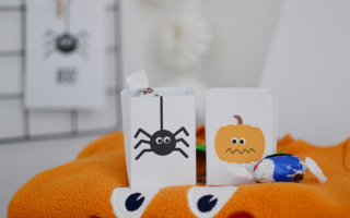 Halloweenowe torebki na słodycze do wydrukowania