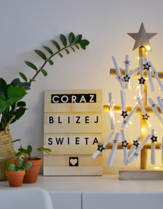 Kalendarz adwentowy DIY + pomysły na zadania i numerki