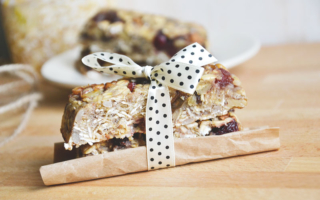 Batoniki musli z bananem