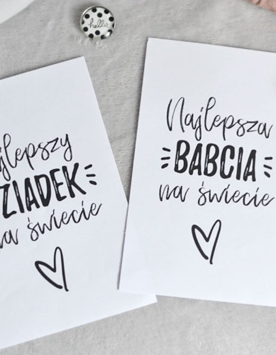 Plakaty dla babci i dziadka (edycja 2019)