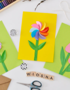 Wielkanocne witraże jajka z papieru do druku