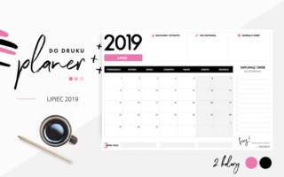 Planer lipiec 2019 – do pobrania i wydrukowania